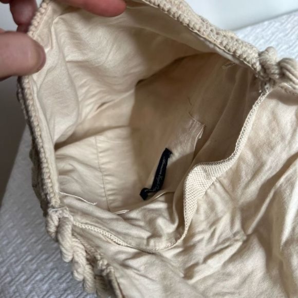 American Eagle Outfitters BOHO Fringed Tapestry Woven Crossbody Bag Purse - Picture 4 of 11